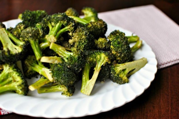 Roasted Marinated Broccoli