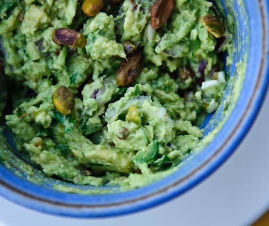 for Guacamole with Pistachios