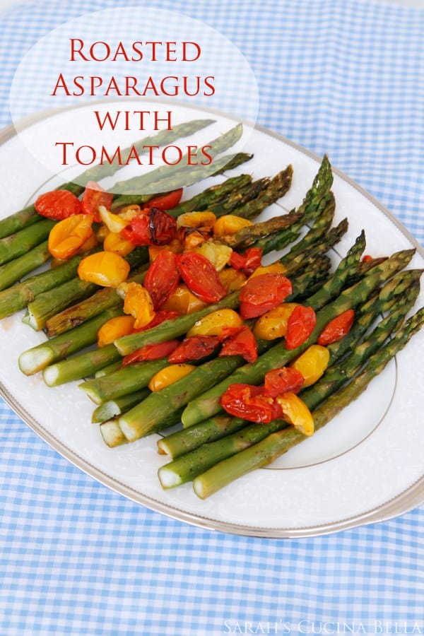 Roasted Asparagus with Tomatoes