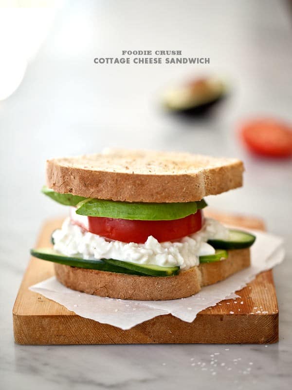 It’s Simply a Basic Cottage Cheese Sandwich