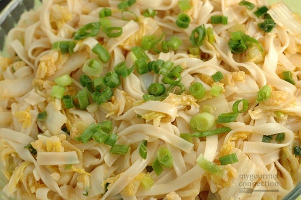 Spicy Napa Cabbage Noodles