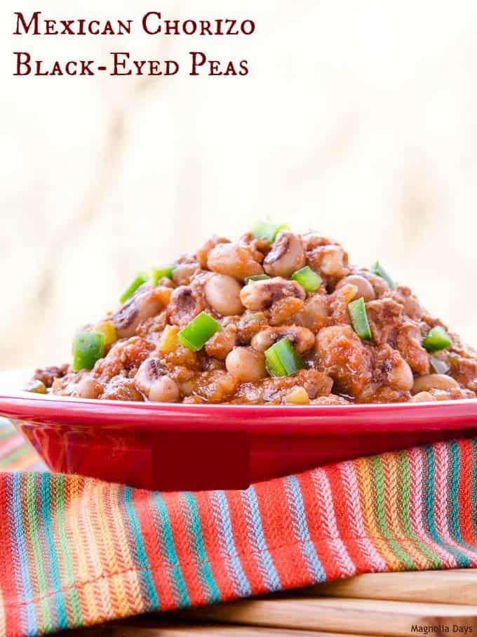 Mexican Chorizo Black-Eyed Peas