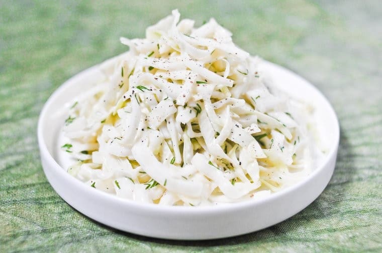 Ginger and Dill Coleslaw
