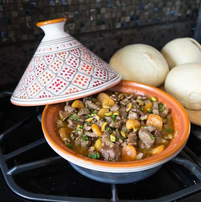 Moroccan Lamb Tagine with Apricots