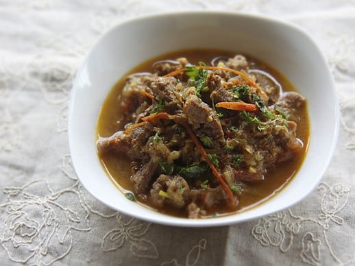 Indian-Style Stewed Beef with Chili