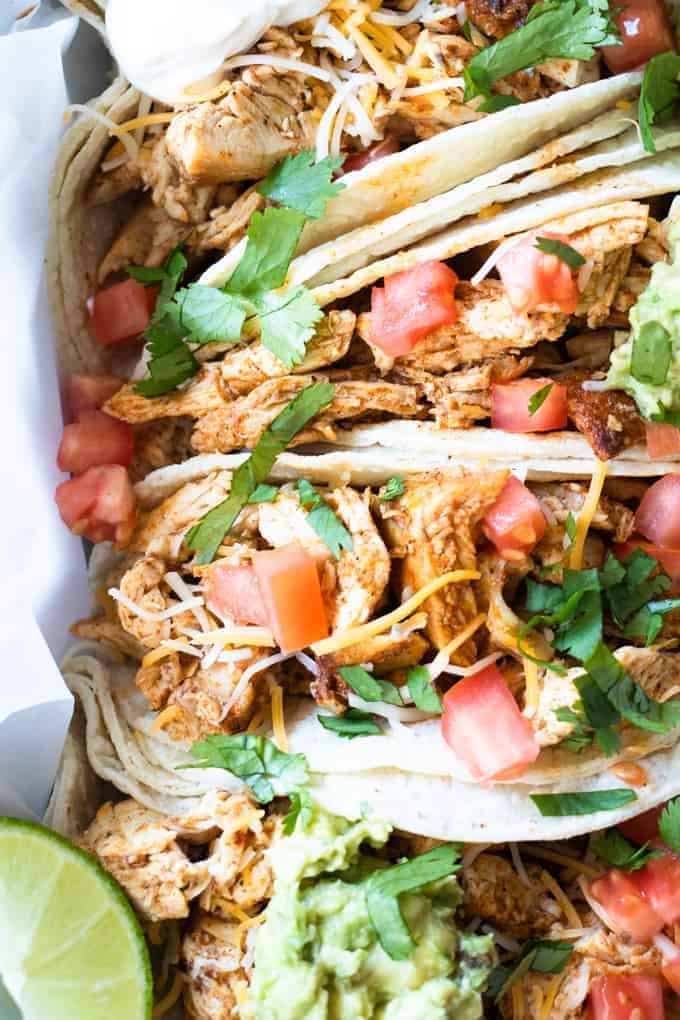 Thirty Minutes Chicken Tacos