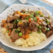 Irish Beef Stew with Mashed Potatoes