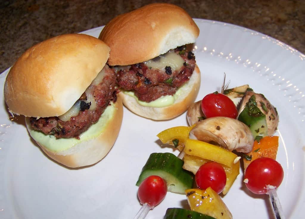 Sun Dried Tomato and Ground Beef Sliders