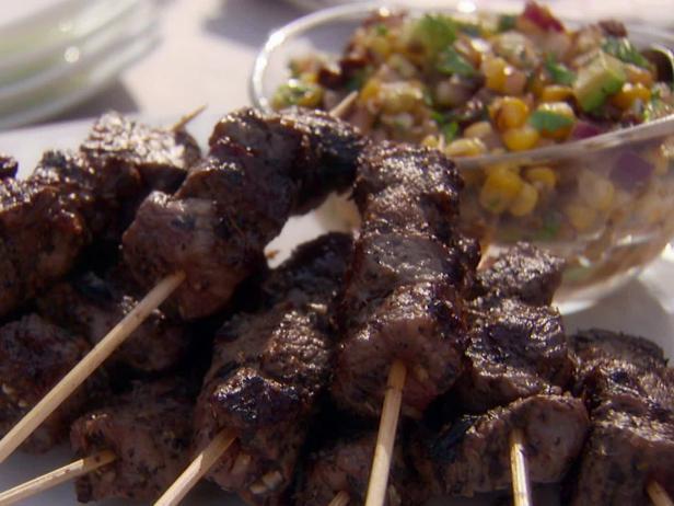 Grilled Beef Skewers with Sun-Dried Tomato Relish