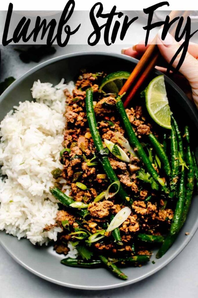 Lamb Stir Fry with Green Beans