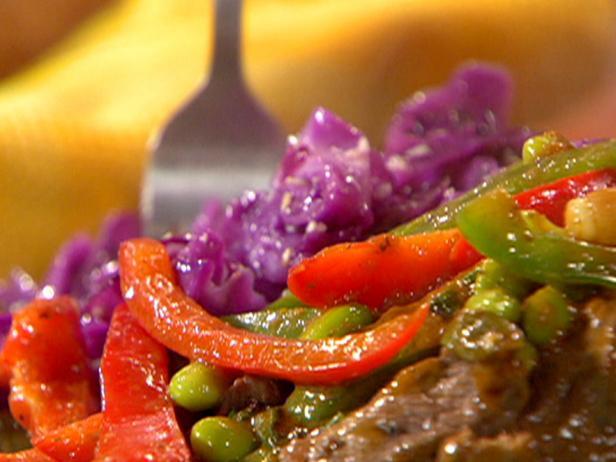 Sweet n Sour Sirloin Stir-Fry with Ranch Mashed Potatoes