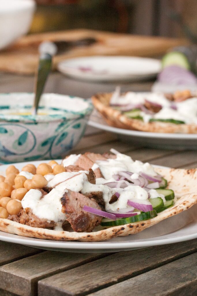 Wrap Star: Moroccan-Spiced Grilled Lamb Wraps