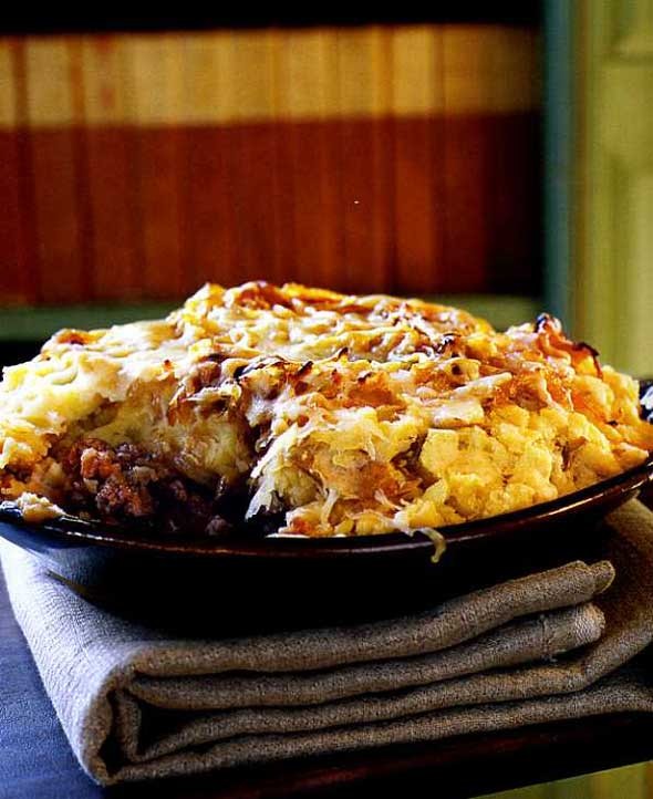 Shepherd’s Pie with Caramelized Onions and Cheddar Smash