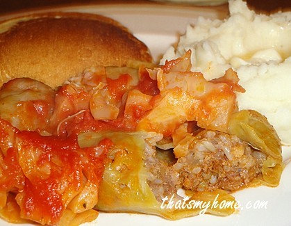 Ma Hook’s Cabbage Rolls