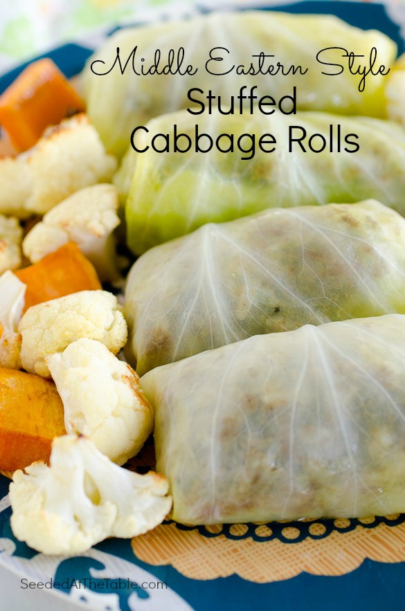 Middle Eastern Style Stuffed Cabbage Rolls