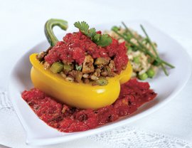 Picadillo-Stuffed Peppers