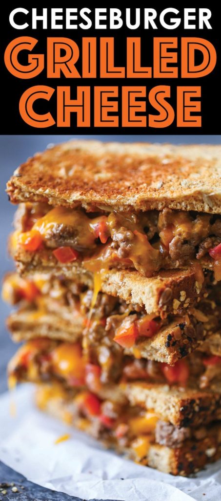 Cheeseburger Grilled Cheese