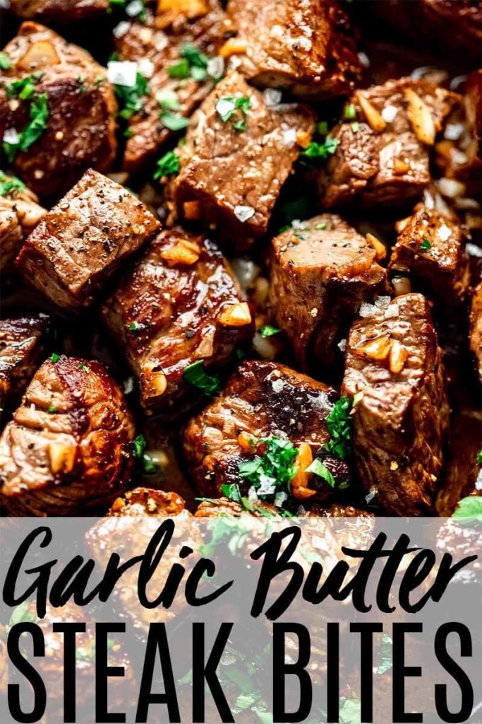 Steak Bites with Garlic Butter & Mustard Dipping Sauce
