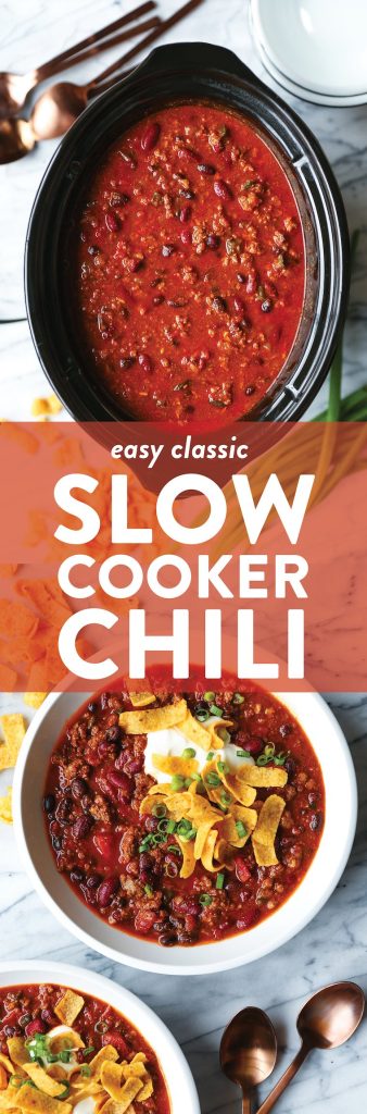 Easy Slow Cooker Chili